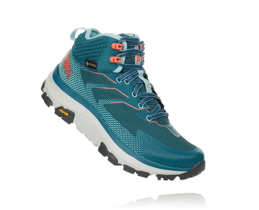 Chaussure Randonnée Hoka One One Toa Gore-Tex Femme - Turquoise - XYK-640957